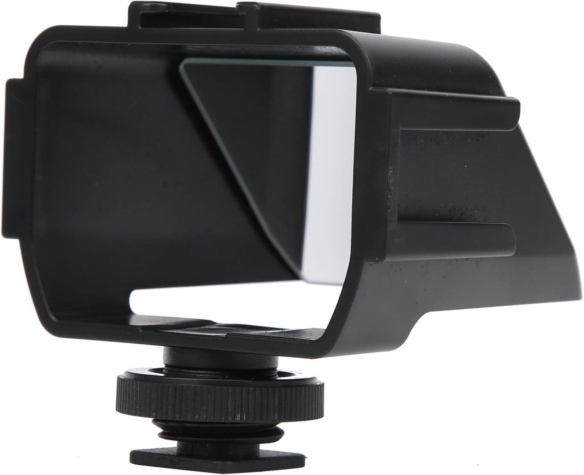 Vlogcamera met flip screen en universele koudschoenbevestiging
