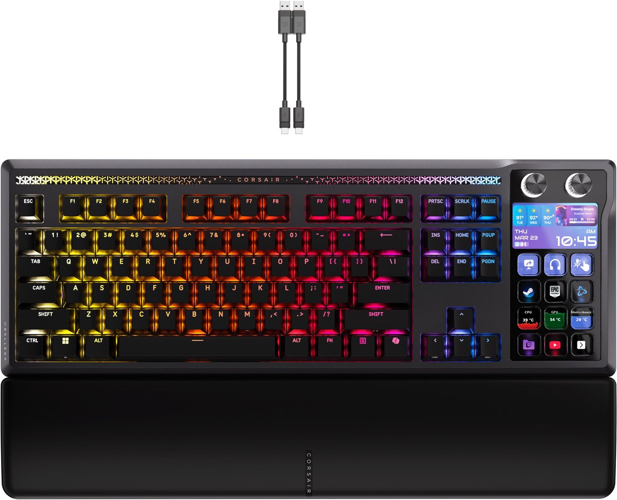 Corsair Galleon 100 SD gaming toetsenbord met ingebouwde stream deck