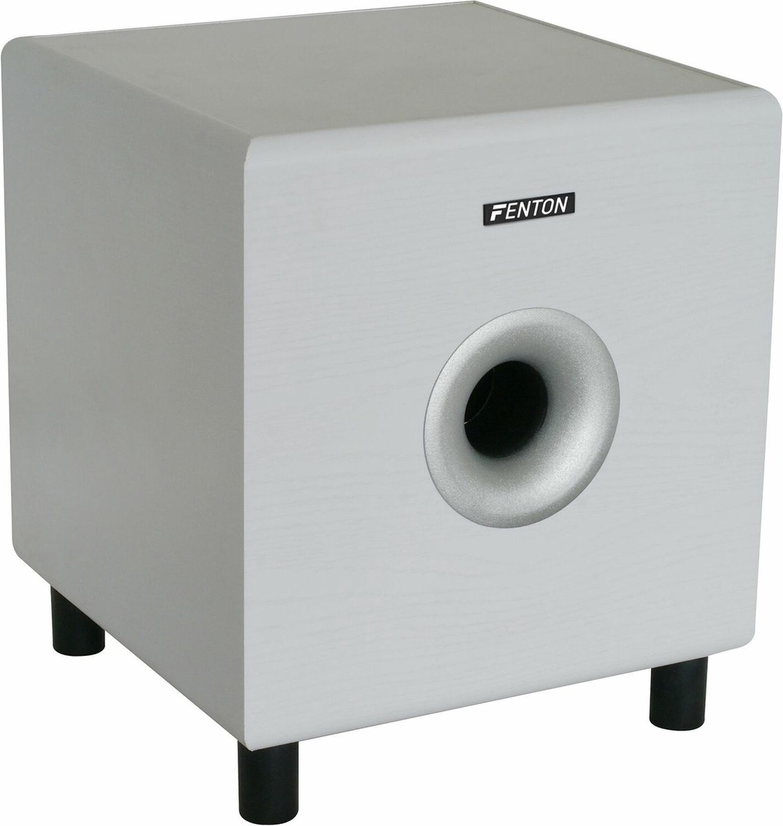 Fenton SHFS08W actieve subwoofer in het wit