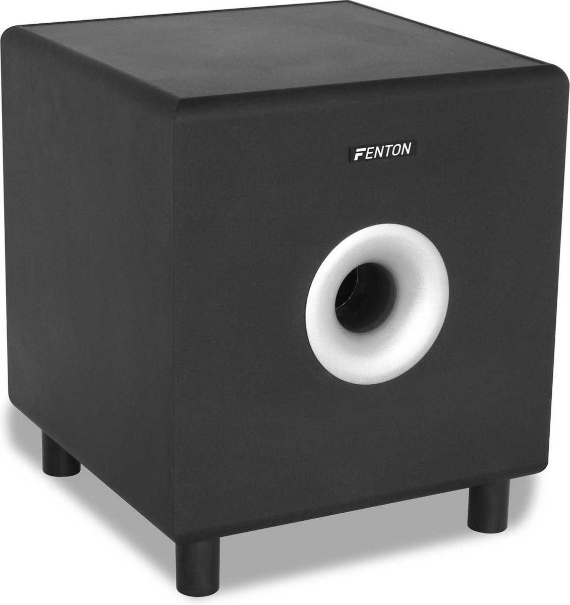Fenton SHFS10B actieve subwoofer in het zwart