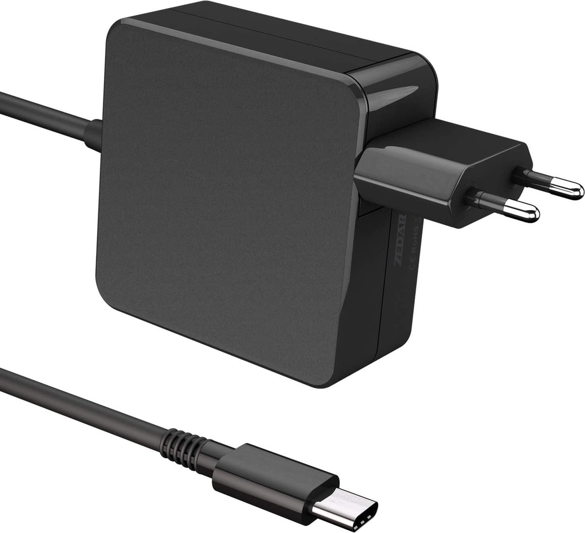 Zedar USB-C oplader voor Asus, Dell, HP, Acer en Lenovo laptops