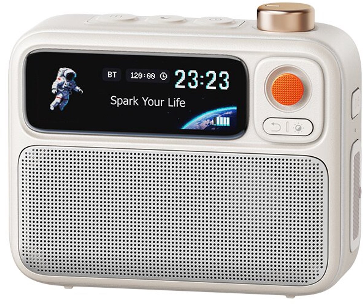 Divoom FlowToo bluetooth speaker met white noise machine en display
